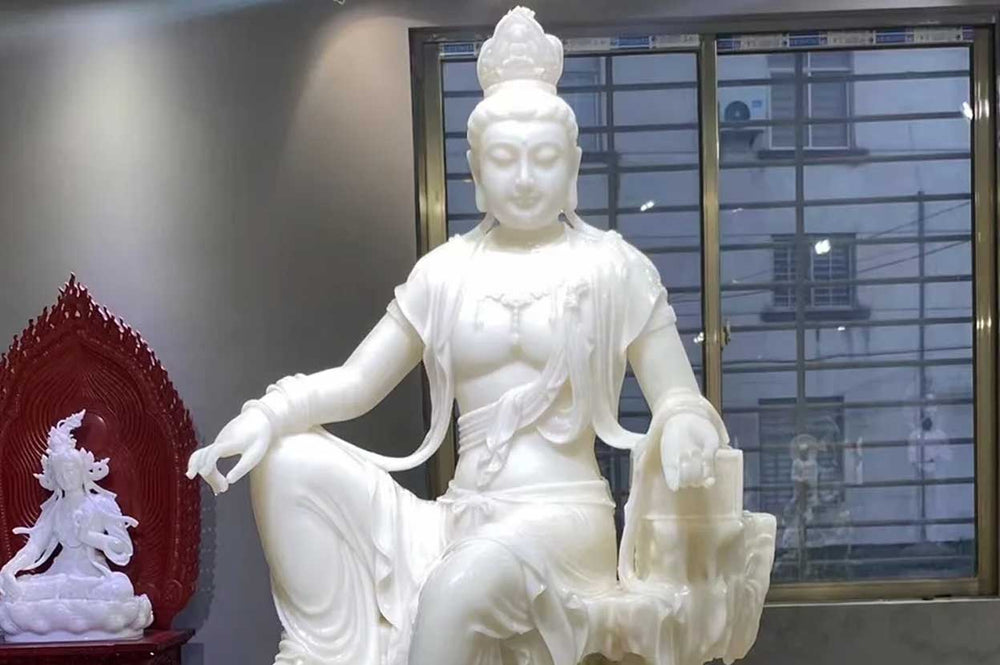 The Spiritual Significance: Symbolism of White Jade Marble Buddha Statues