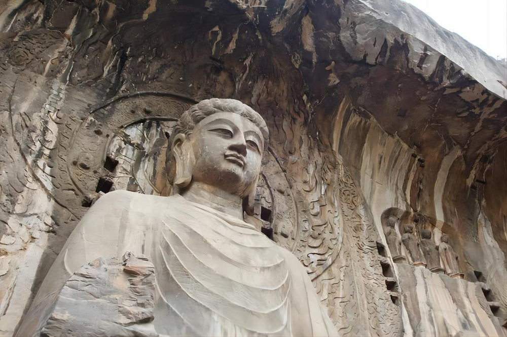 A Symbol of Wisdom: Grey Limestone Buddha Statues