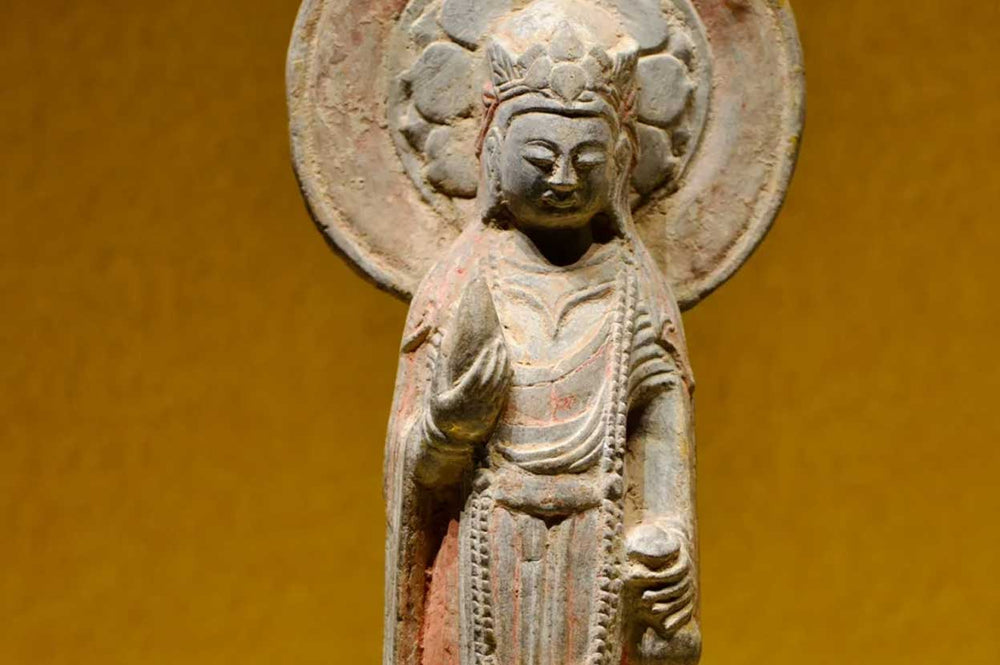 Embrace Tranquility: Guanyin Head Statue
