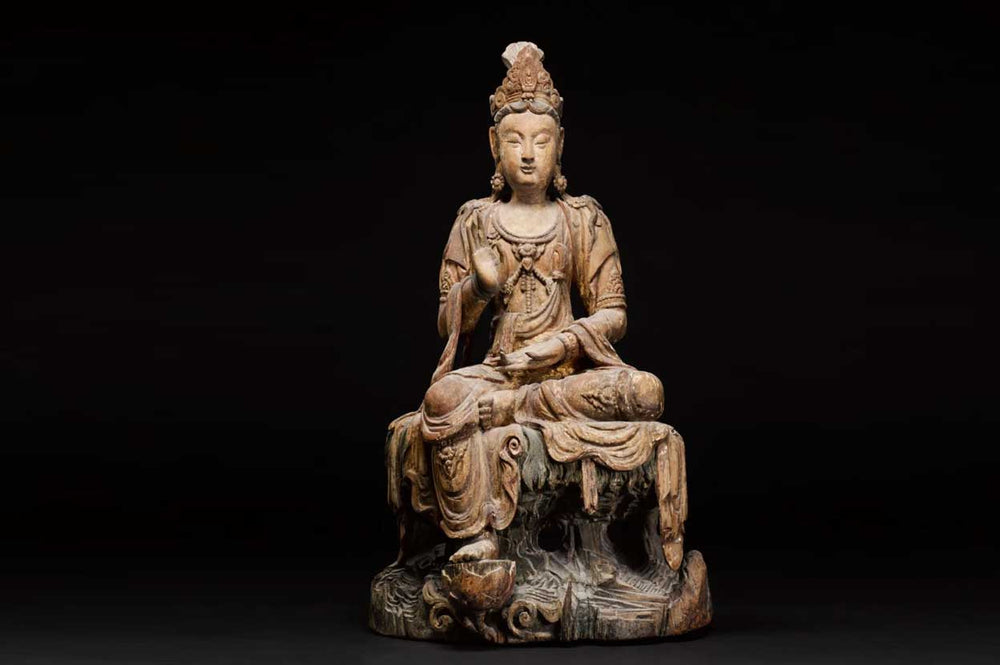 Zen Legacy: Ming Dynasty Ramee-lacquer Buddha Statues Spiritual Art