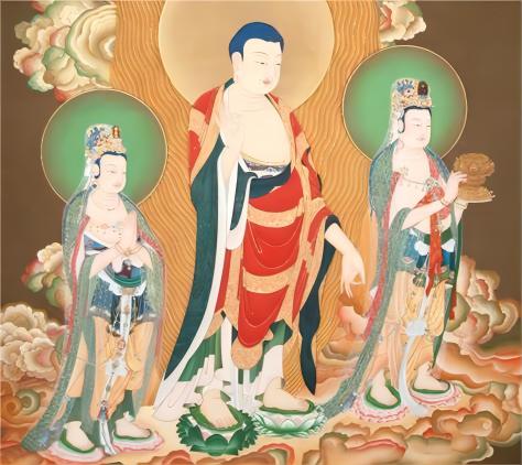 Wisdom in Blossoms: Symbolism of The Three Western Saints Buddha