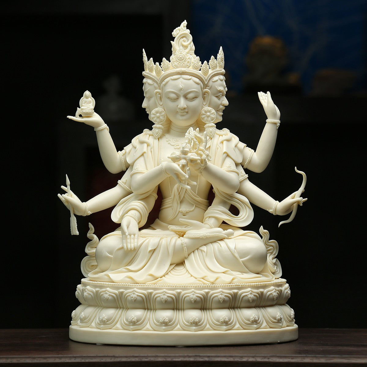 Tibetan Jade Statue