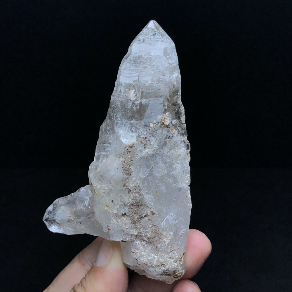 Purifying Quartz Crystal Kailash Energy with Himalayan White Raw Quartz Crystal