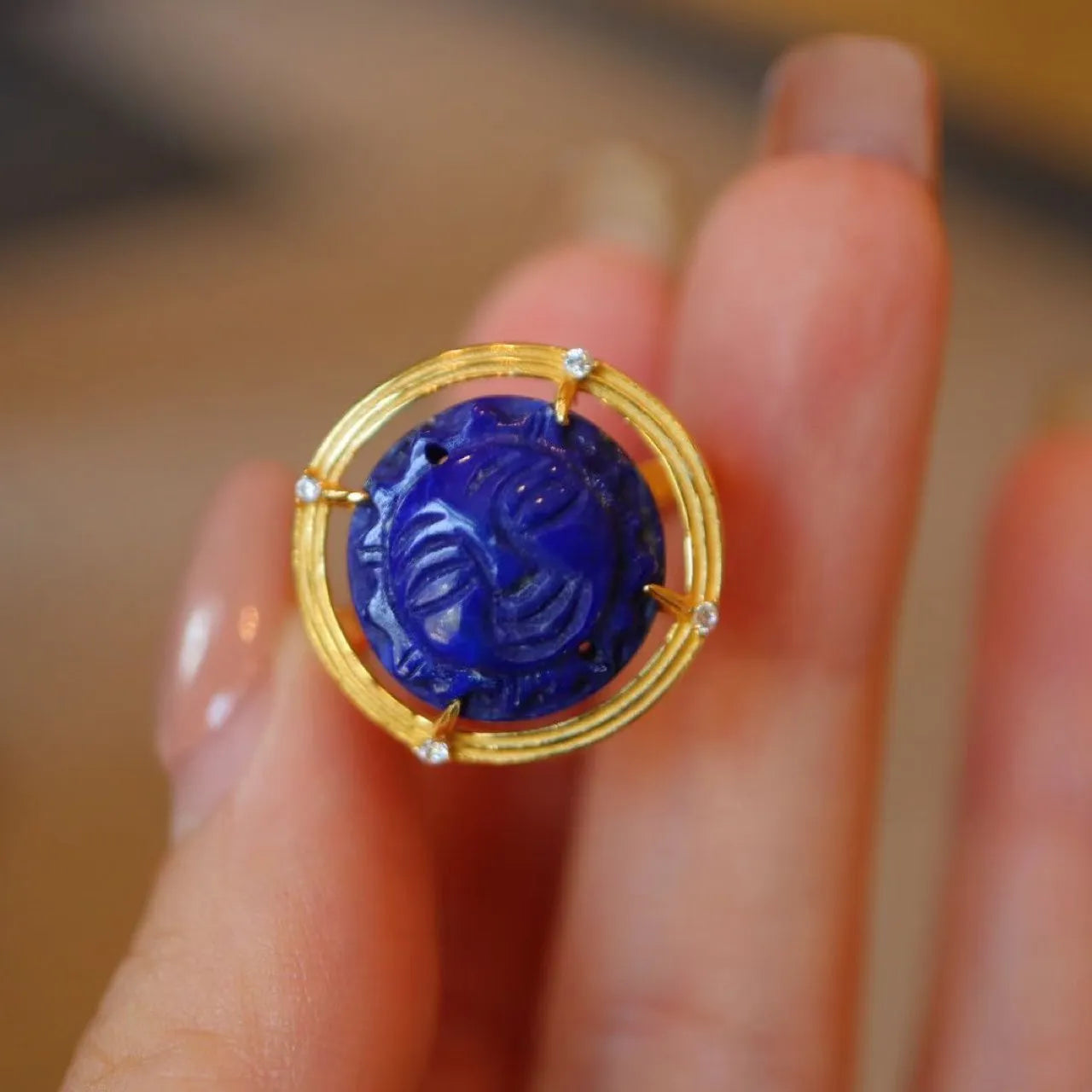 Lucky Energy Lapis Lazuli Rings