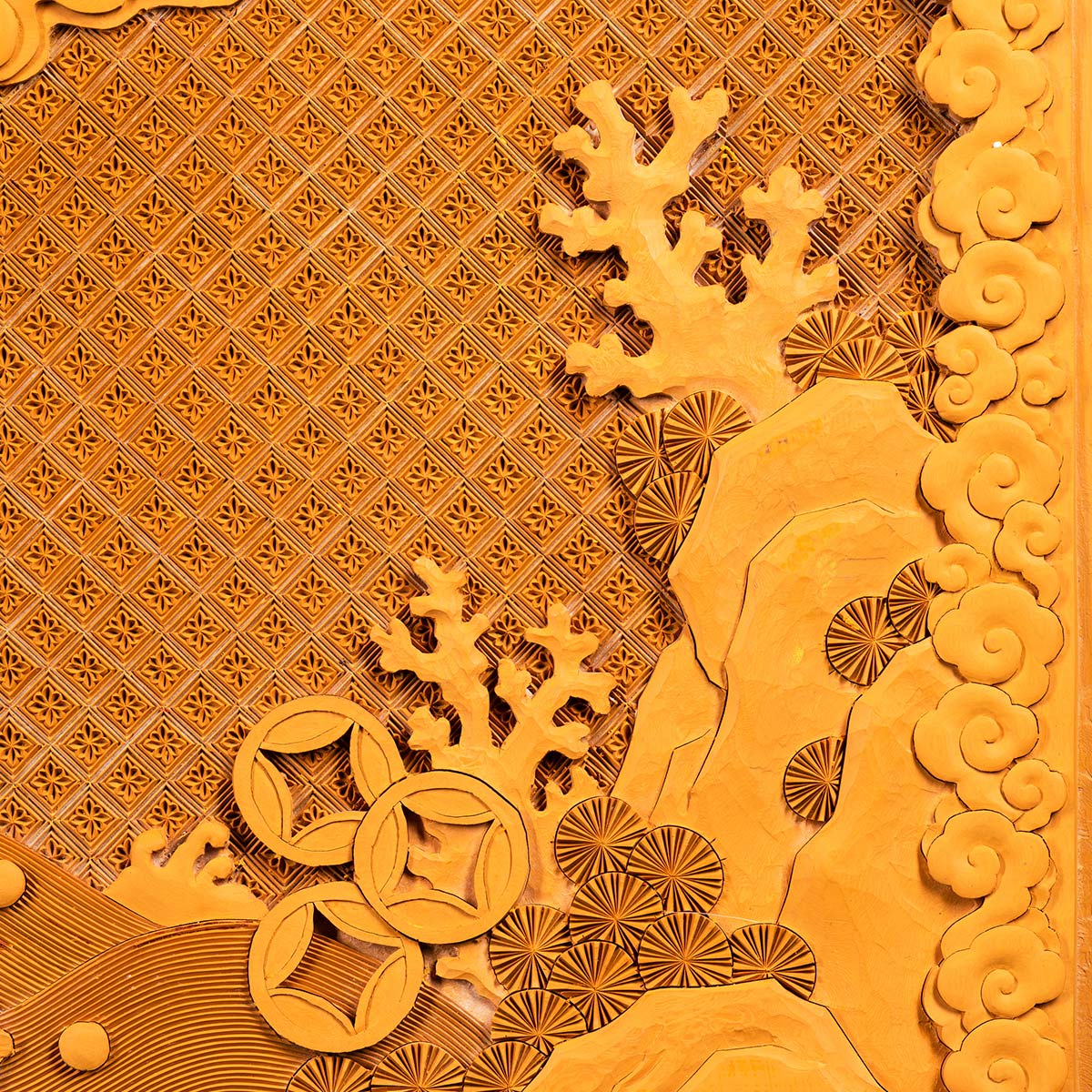 Five Jambhala Series Yellow Jambhala Natural Lacquer Eight Wonders of Yanjing Chinese Palace Classic Craftsmanship Oriental Aesthetics