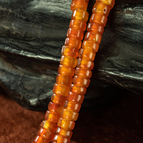 Old Chopped Beads Rosary Tibetan Accessories Millennium Carnelian Tibet