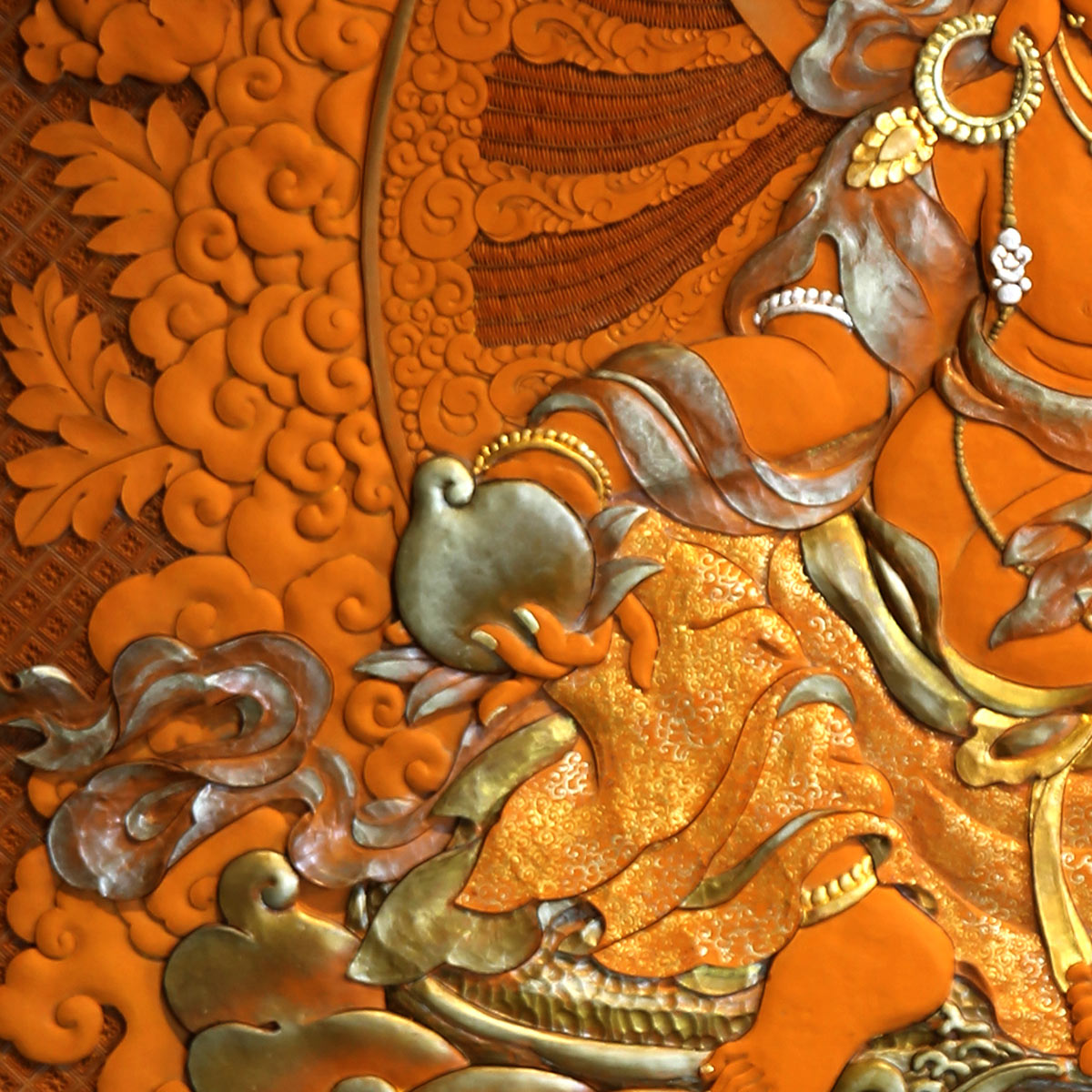Five Jambhala Series Yellow Jambhala Natural Lacquer Eight Wonders of Yanjing Chinese Palace Classic Craftsmanship Oriental Aesthetics