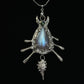 Be Water My Friend | Tears of Poseidon | Moonstone Hand-made Necklace | Tibetan High Dimensional Energy