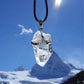 Highly Transparent Himalayan Quartz Crystal Raw Stone Pendant Tibetan Quartz Crystal Kailash Energy Blessing
