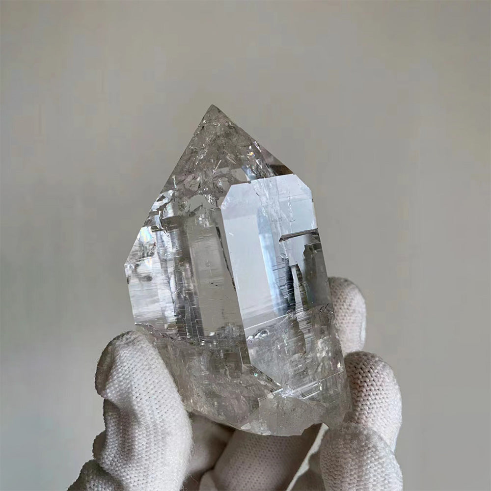 Tibetan White Quartz Crystal Kailash Energy Blessing Rough Stone