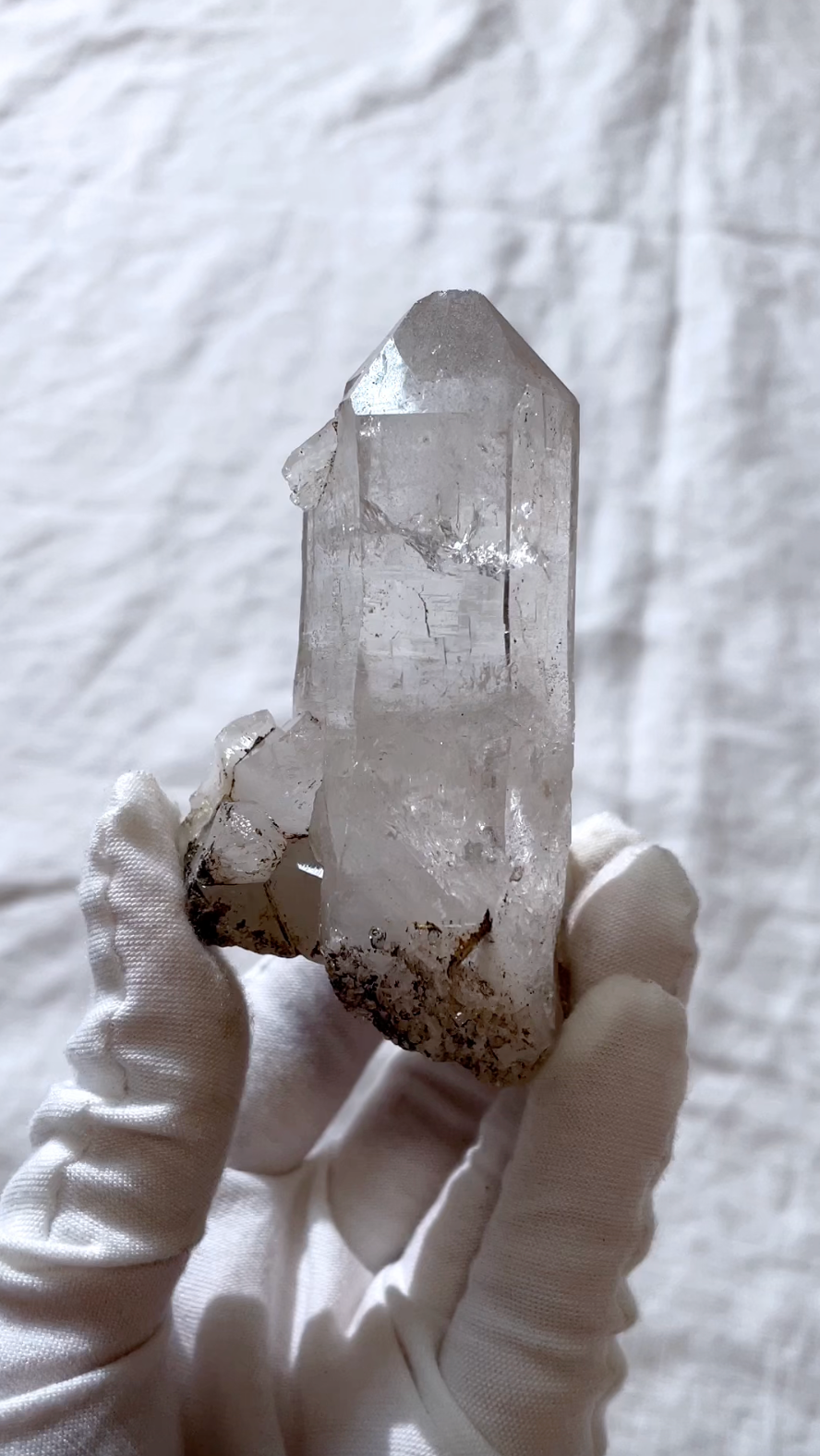 Tibetan White Quartz Crystal Energy Protection Healing