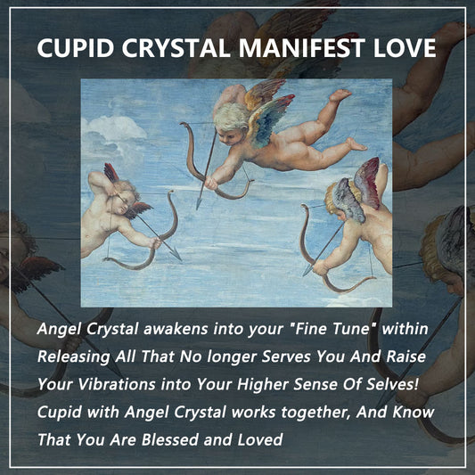 Cupid Manifest Love Tibetan Quartz Crystal Kailash Energy Protection Healing