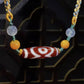 Three-Eyed Dzi Beads Tibetan Millennium Dzi Beads Agate