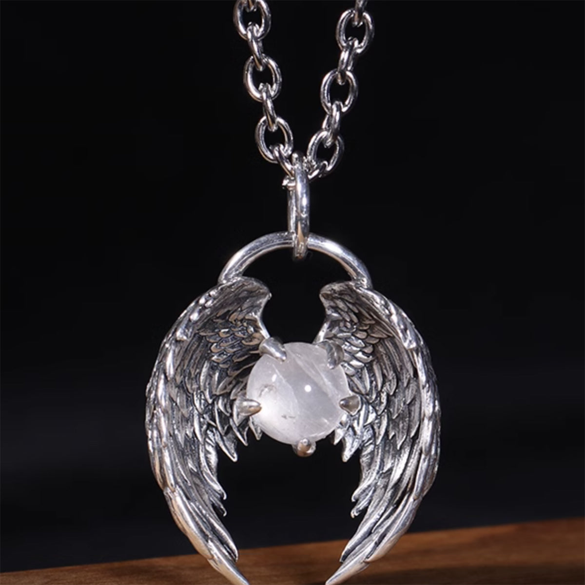 Angel Wings Protect You Tibetan Quartz Crystal Pure Energy Purification Protection