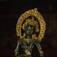 Qing Dynasty Caixu Buddha Mother Tibetan Antique Buddha Statue Gilt Standing Tibet Oriental Treasure
