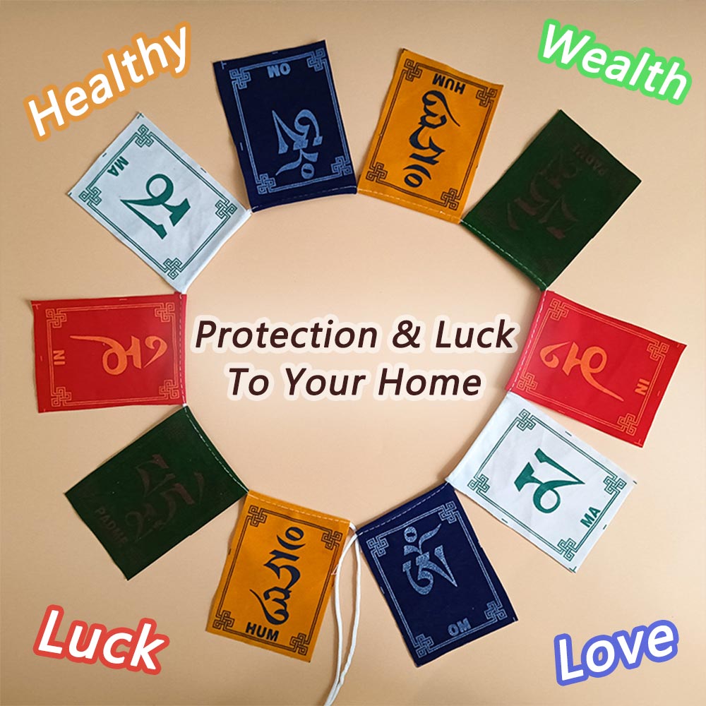 Prayer Flags From Mount Kailash Bring Energy Protection & Luck To Your Home