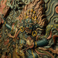 Qing Dynasty Auspicious Heavenly Mother Thangka Tibetan Thangka  Mudui Plastic Mine Color