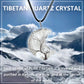Full Moon Energy Crystal | 24h Energy Protection & Healing | White Pure Quartz Crystal | Necklace Hand-made