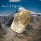 Transparent Church Yellow Quartz Crystal Scepter Tibetan Quartz Crystal Kailash Energy Blessing Himalayas
