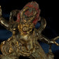 Ming Dynasty Statue of Yama, the Lord of the Underworld Antique Tibetan Buddhist Statue Gilded Tibet Pure Tibetan