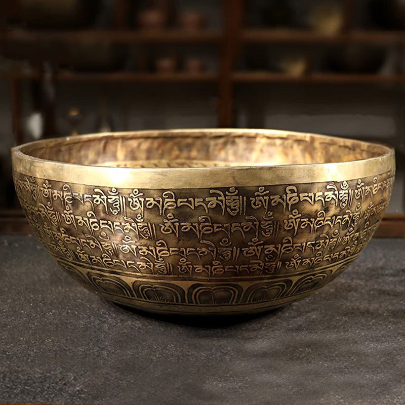 Antique Singing Bowl-Tibetan temple series-Zen Grounding 