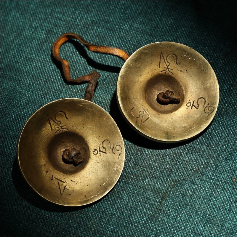 Brass Tibetan Tingsha Cymbals puretibetan
