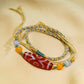 Three-Eyed Dzi Beads Tibetan Millennium Dzi Beads Agate
