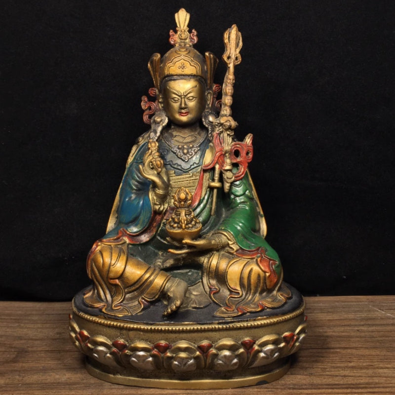 Padmasambhavan ENLIGHTEMENT Tibetan Statue for Eliminating Ignorance