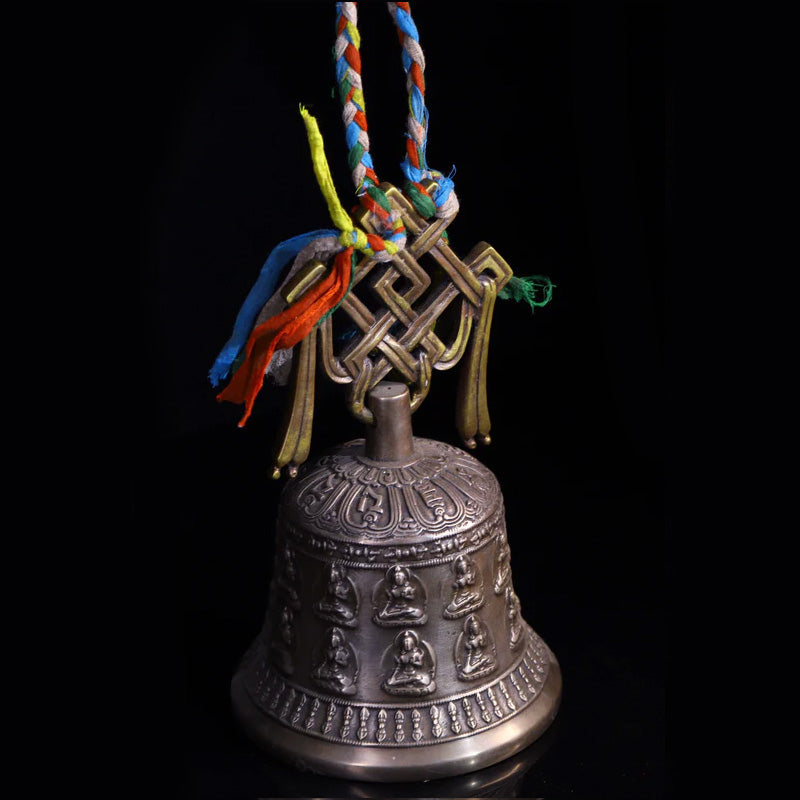 Vajra Bell Ghanta Vajra Dorje Bronze Tibetan Ritual puretibetan