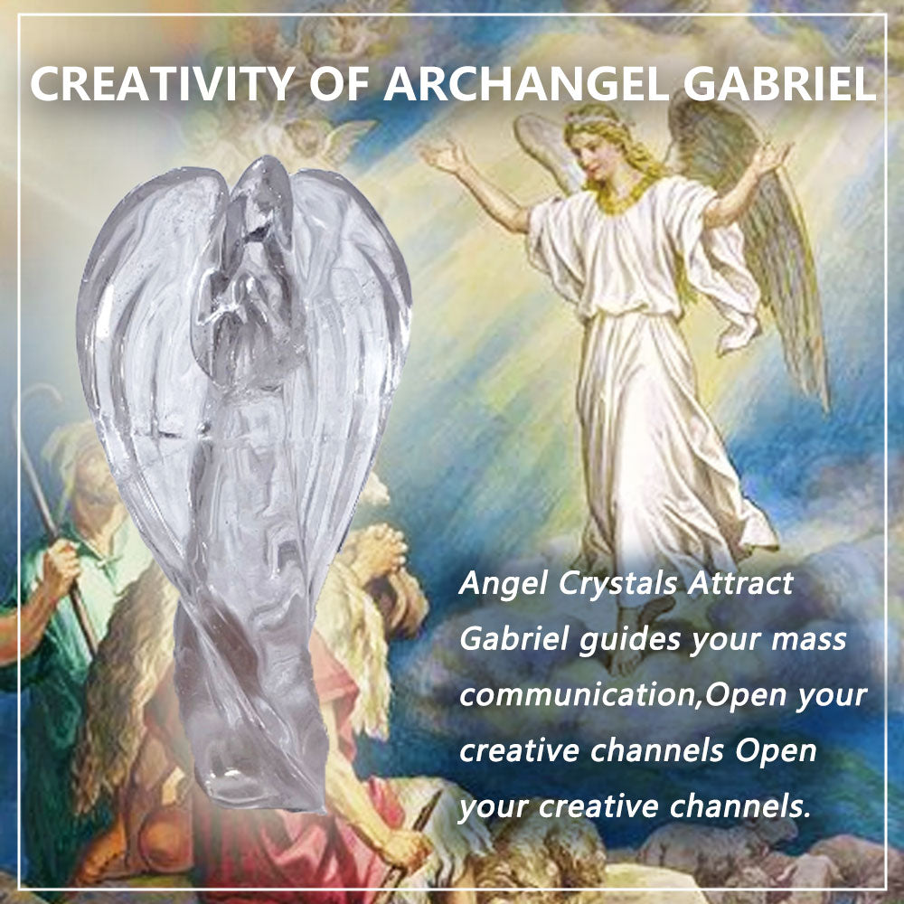 Creativity of Archangel Gabriel Angel Quartz Crystal Himalayas Energy Protection Healing