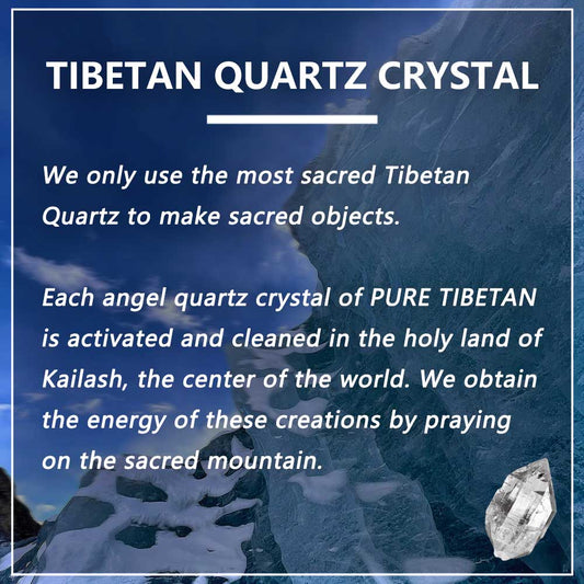 Tibet Angel Quartz Crystal White Raw Crystal Awakens Angelic Energy
