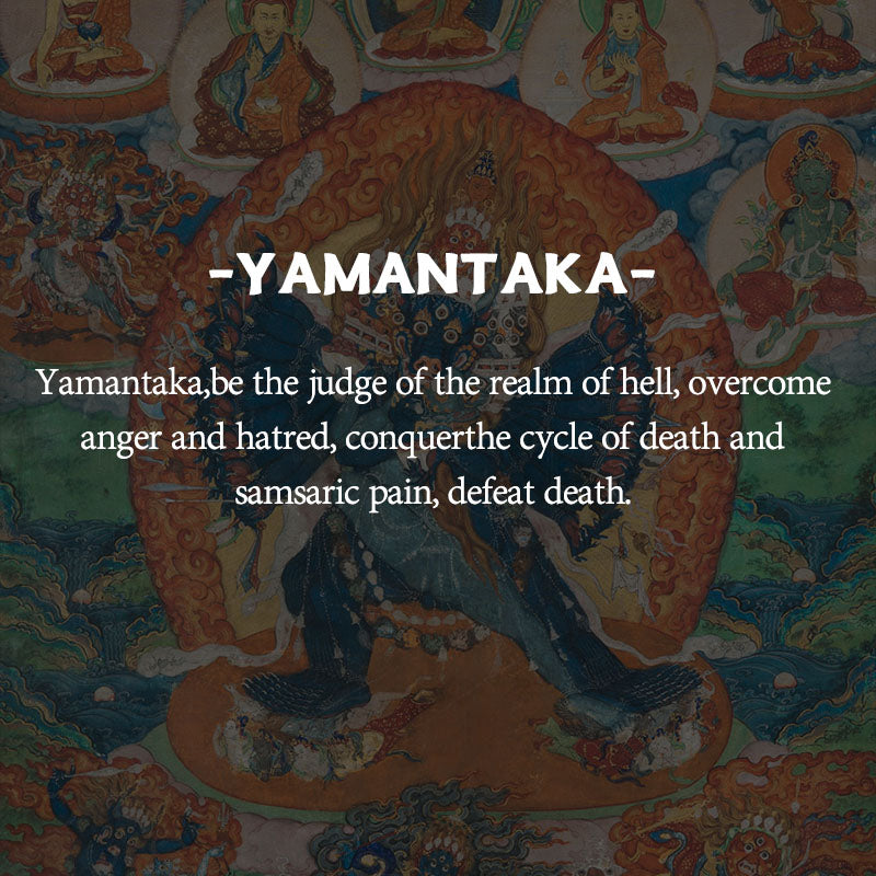 Yamantaka IMMORTAL Dzi Bracelet for Eliminating Death puretibetan