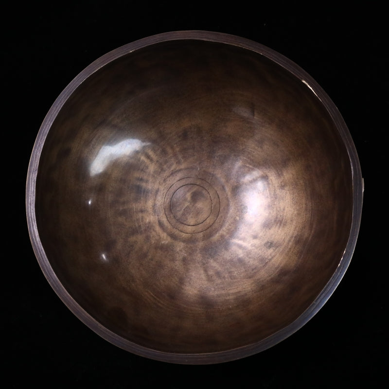 SPA Bass Tone Copper Singing Bowl Handcrafted Thickened Spiritual Healing puretibetan