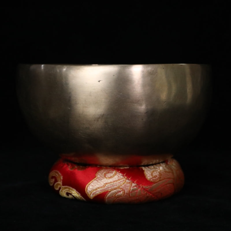 Uncolored Handcrafted Natural Singing Bowl Thin-Walled Meditation puretibetan