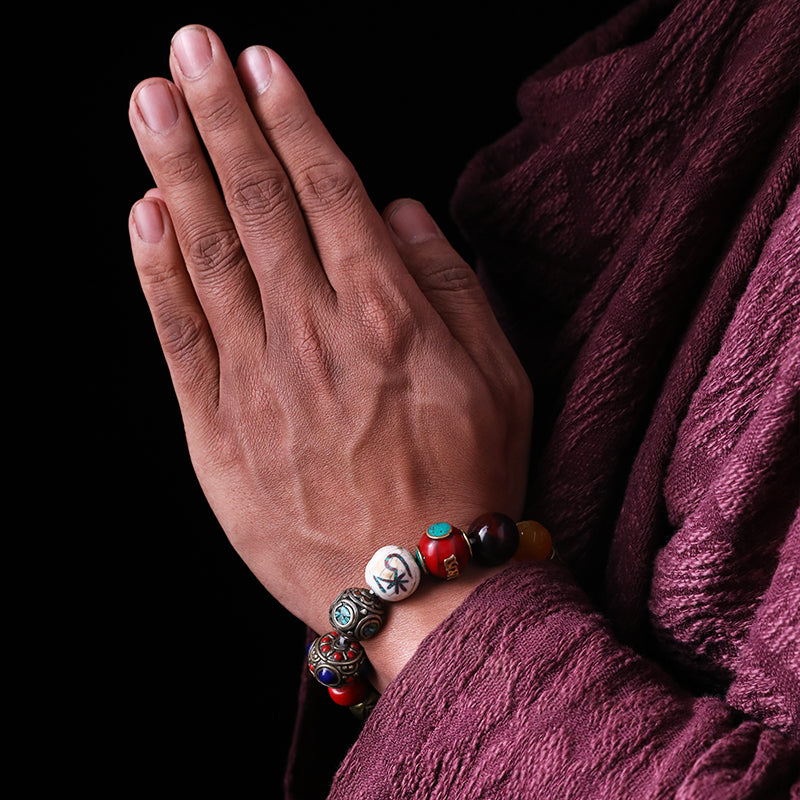 The Magic Tibetan Bracelet for Eliminating Disasters puretibetan