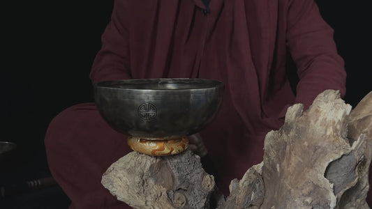 Full Moon Singing Bowl-Meditation series-OM Mani