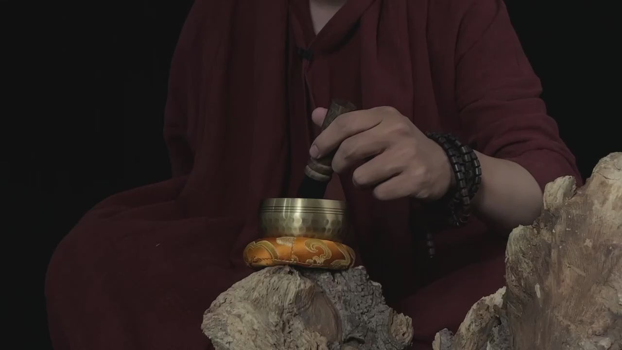Antique Singing Bowl-Tibetan temple series-Root Chakra